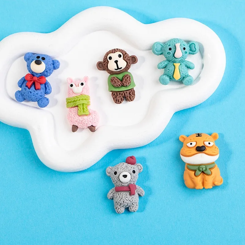 Resin Kawaii Cartoon Animals Alpaca Bear Monkey Cabochon Flatbacks Phone Decoration Scrapbooking Craft DIY Accessories
Resin Kawaii Cartoon Animals Alpaca Bear Monkey Cabochon Flatbacks Phone Decoration Scrapbooking Craft DIY Accessories