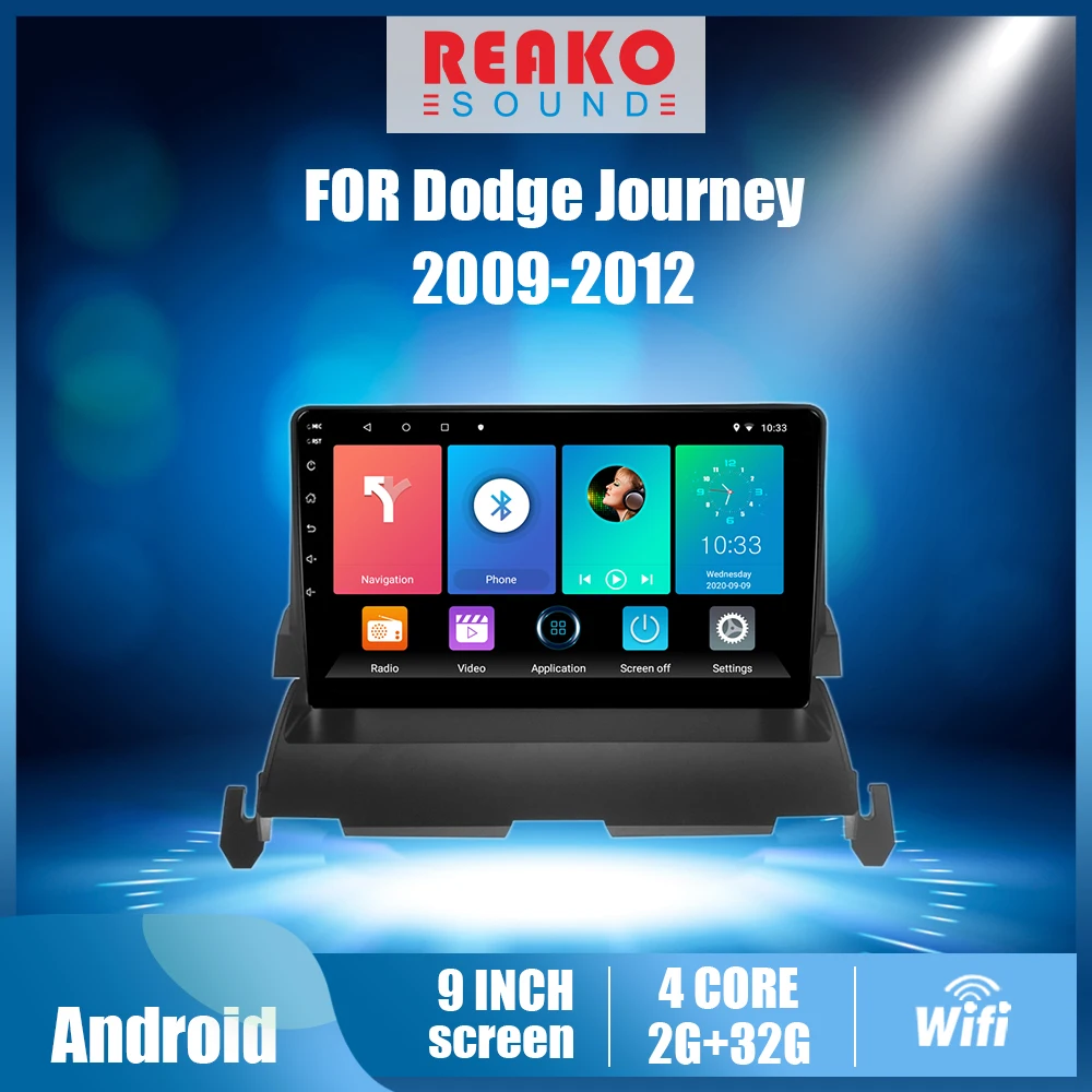 REAKOSOUND 2 Din 9" car radio For DODGE Journey 2009-2012 Head Unit Video FM BT GPS Navigation Player Android Car Multimedia
REAKOSOUND 2 Din 9" car radio For DODGE Journey 2009-2012 Head Unit Video FM BT GPS Navigation Player Android Car Multimedia