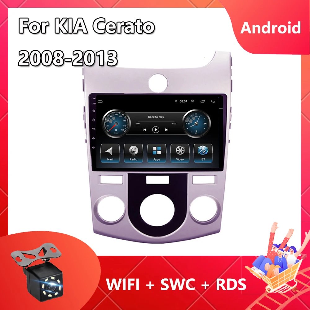 Автомагнитола 2 Din, Android 11, для KIA Cerato 2008-2013, навигация GPS, автомобильный мультимедийный плеер с IPS сенсорным экраном, DVD, FM, AM, BT, Carplay
Автомагнитола 2 Din, Android 11, для KIA Cerato 2008-2013, навигация GPS, автомобильный мультимедийный плеер с IPS сенсорным экраном, DVD, FM, AM, BT, Carplay