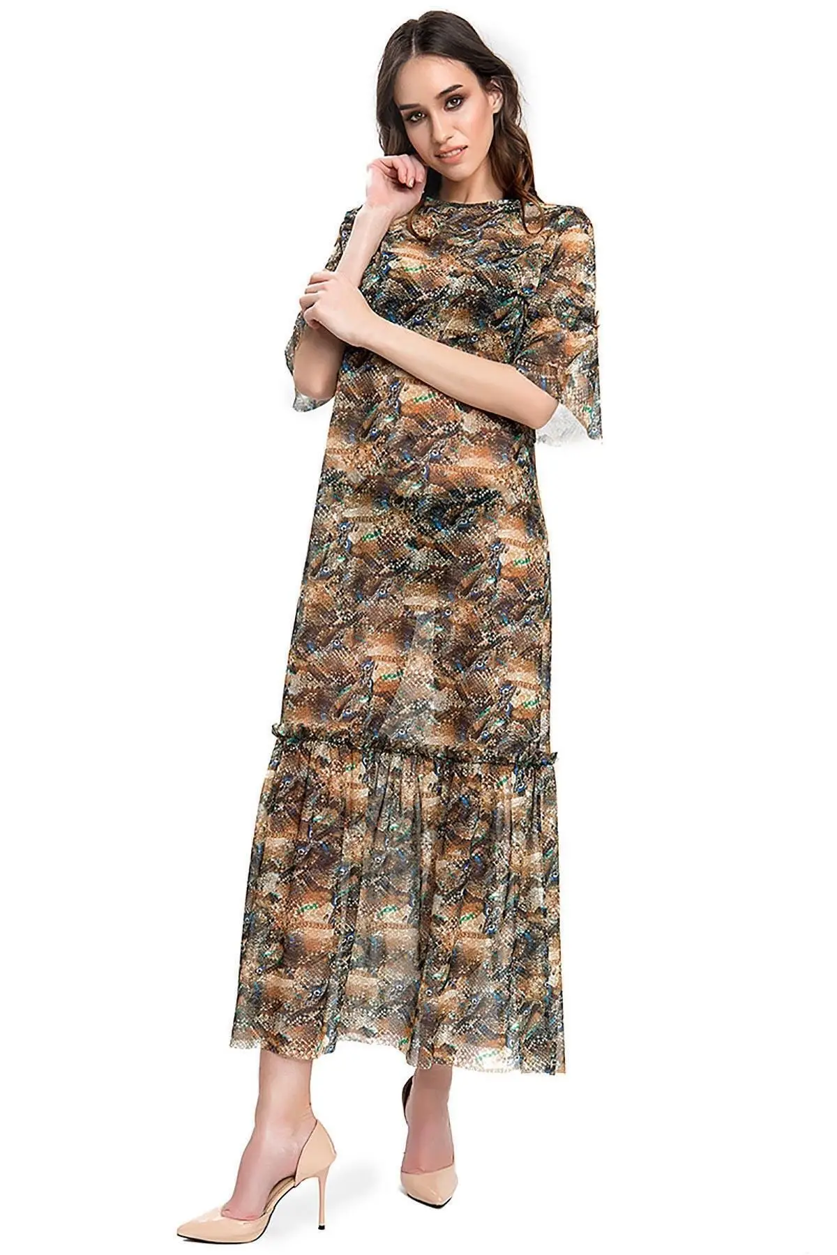 Women's Pareo Yellow Patterned Short Sleeve Long Poncho Swimwear Cover Up Dress Sexy Tunic Suit Beachwear
Women's Pareo Yellow Patterned Short Sleeve Long Poncho Swimwear Cover Up Dress Sexy Tunic Suit Beachwear