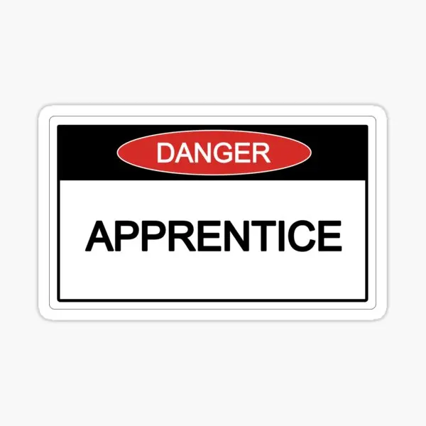 Danger Apprentice Funny Hard Hat 5PCS Car Stickers for Background Funny Motorcycle Kid Living Room Bumper Wall Room Cute Anime
Danger Apprentice Funny Hard Hat 5PCS Car Stickers for Background Funny Motorcycle Kid Living Room Bumper Wall Room Cute Anime