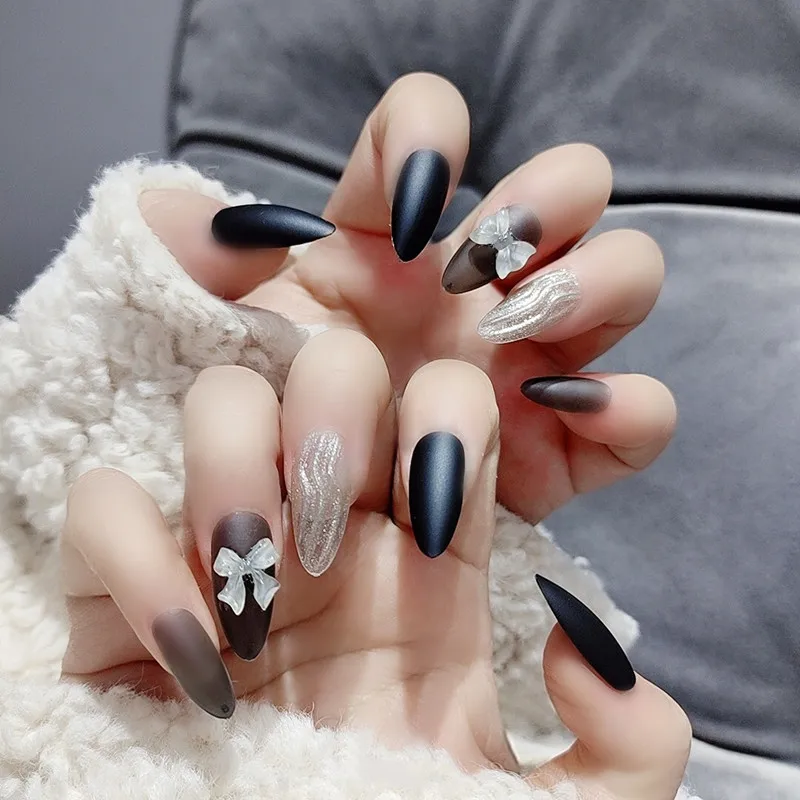Multiple Pure Color with 3d Water Ripple Fake Nails Japanese Cute Lady Decorated False Nails Bride Full Nail Tips Nail Art
Multiple Pure Color with 3d Water Ripple Fake Nails Japanese Cute Lady Decorated False Nails Bride Full Nail Tips Nail Art
