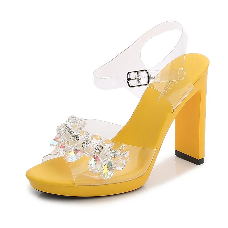 New Women Dress Sandals Fashion Rhinestones Transparent Ladies Sandals High Heels Woman Open Toe Shoes 2022 Sandalias De Mujer
New Women Dress Sandals Fashion Rhinestones Transparent Ladies Sandals High Heels Woman Open Toe Shoes 2022 Sandalias De Mujer