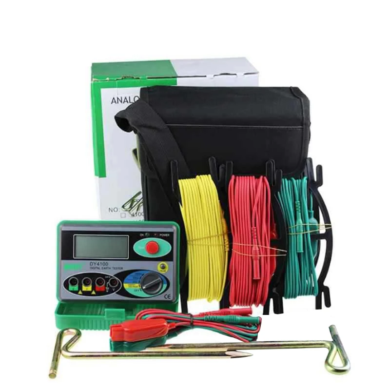 DY4100 Digital Earth Ground Resistance Tester with Higher Accuracy Meter Digital Earth Tester WDY4100
DY4100 Digital Earth Ground Resistance Tester with Higher Accuracy Meter Digital Earth Tester WDY4100