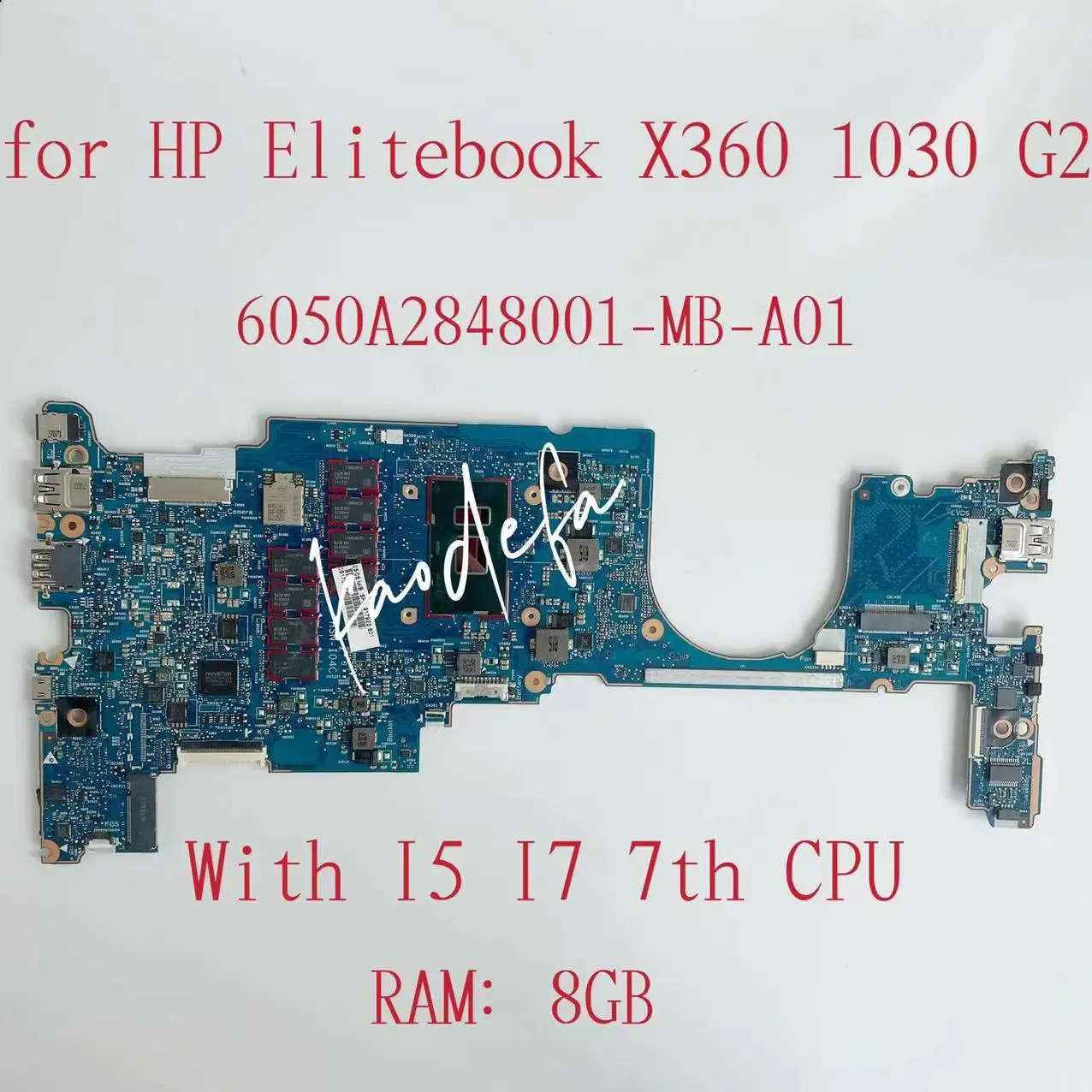 6050A2848001-MB-A01 For FOR HP EliteBook X360 1030 G2 Laptop Motherboard With I5 I7 CPU RAM:8G 917922-601 920053-601 920055-601
6050A2848001-MB-A01 For FOR HP EliteBook X360 1030 G2 Laptop Motherboard With I5 I7 CPU RAM:8G 917922-601 920053-601 920055-601