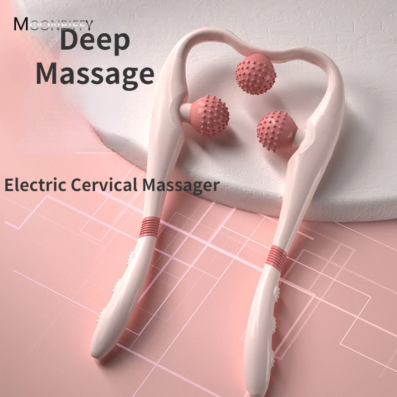 Cervical Vertebra Massager Electric Multifunctional Shoulder Kneading Pain Relief Neck Massage Double Trigger Roller
Cervical Vertebra Massager Electric Multifunctional Shoulder Kneading Pain Relief Neck Massage Double Trigger Roller