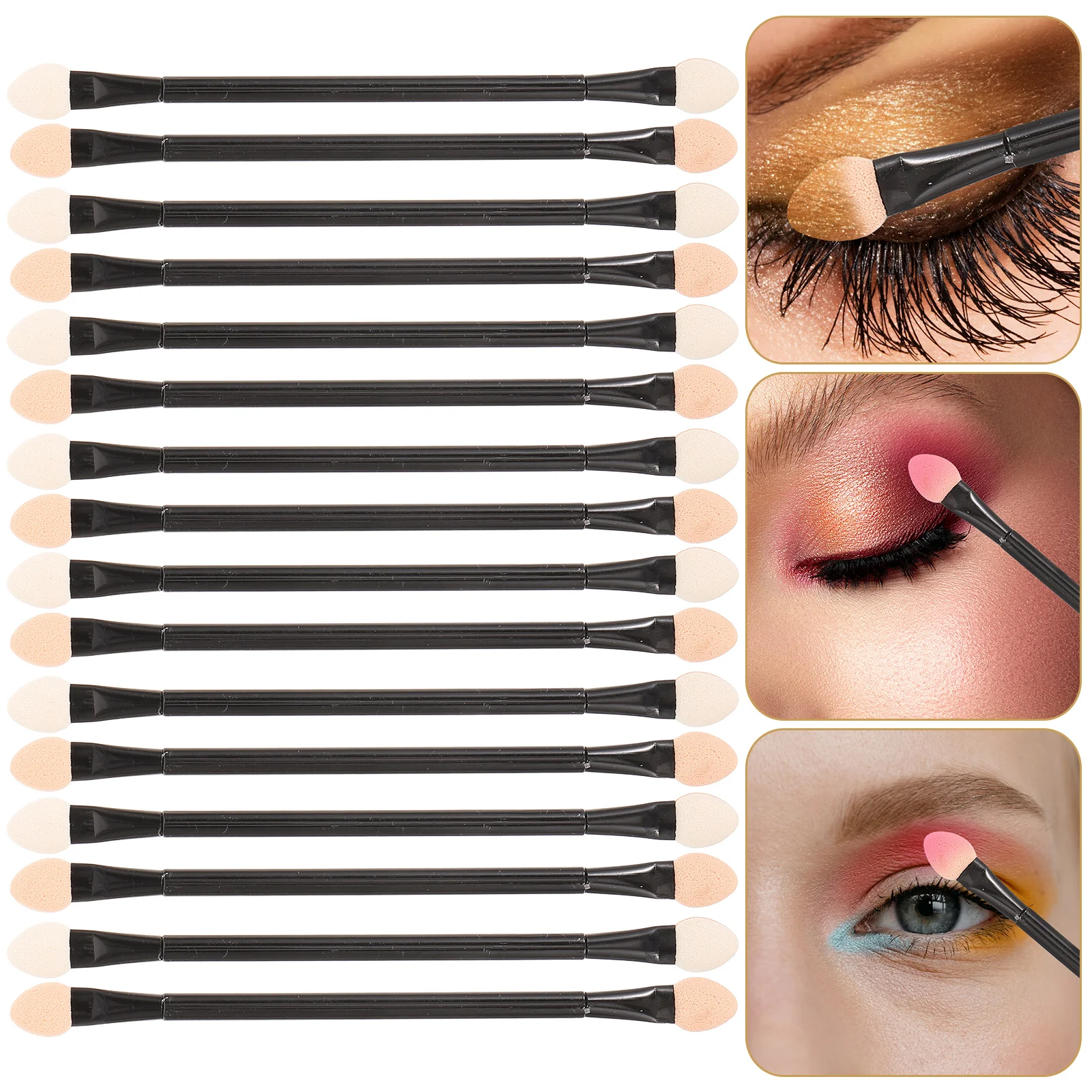 30 Pcs Makeup Brush Disposable Eye Shadow Stick Miss Lady Tools Eyeshadows Plastic Double-ended Accessories
30 Pcs Makeup Brush Disposable Eye Shadow Stick Miss Lady Tools Eyeshadows Plastic Double-ended Accessories
