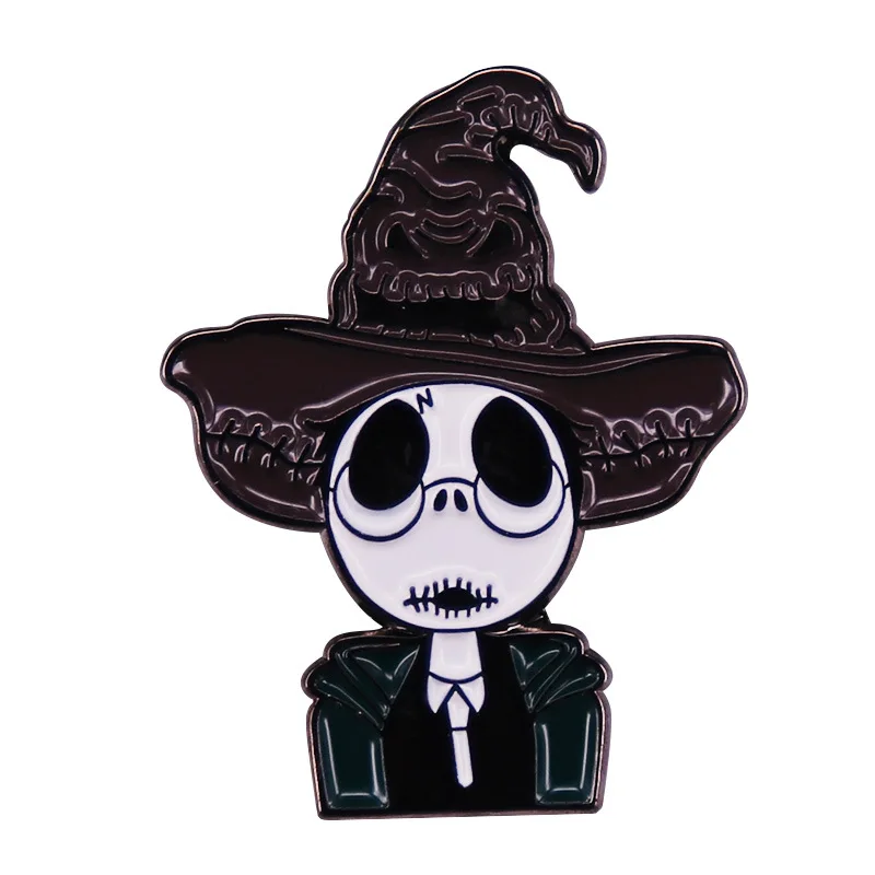 Jack with Glasses and Wizard Hat Enamel Brooch Pin Denim Jacket Lapel Metal Pins Brooches Badges Exquisite Jewelry Accessories
Jack with Glasses and Wizard Hat Enamel Brooch Pin Denim Jacket Lapel Metal Pins Brooches Badges Exquisite Jewelry Accessories
