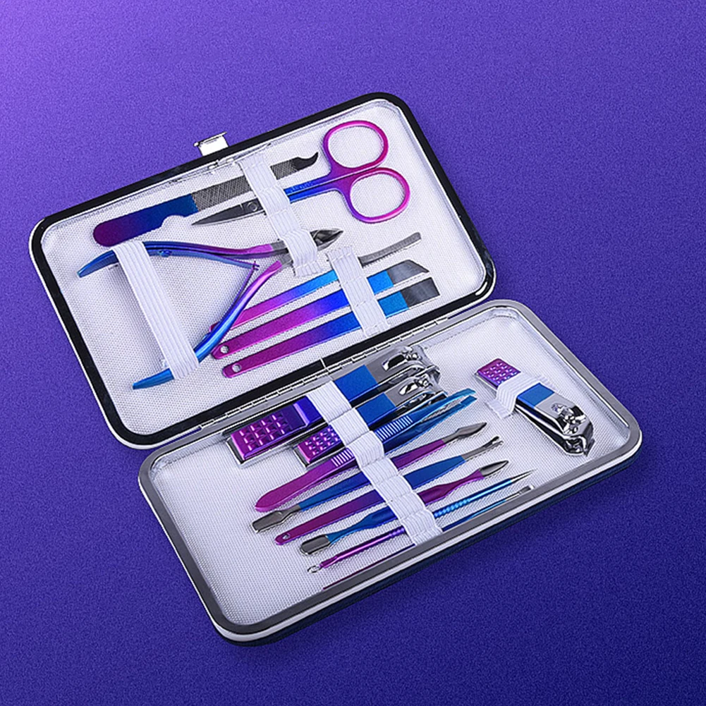 Colorful Manicure Cutters Nail Clipper Set Household Stainless Steel Ear Spoon Nail Clippers Pedicure Nail Scissors Tool
Colorful Manicure Cutters Nail Clipper Set Household Stainless Steel Ear Spoon Nail Clippers Pedicure Nail Scissors Tool