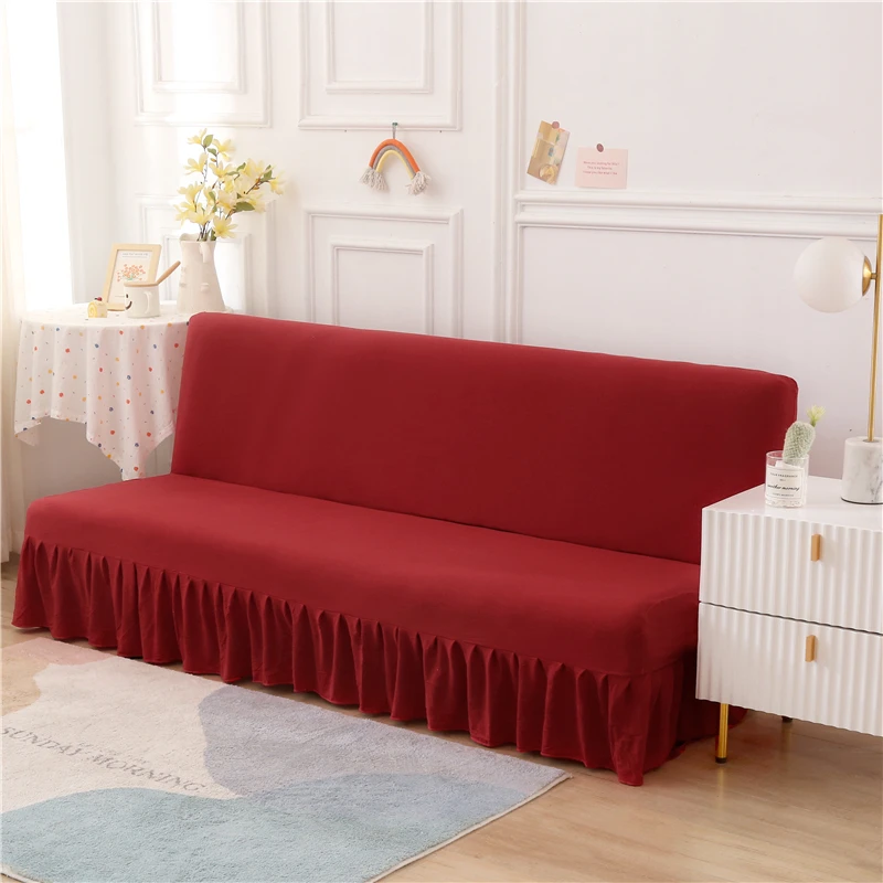 Solid Elastic Sofa Bed Cover Strech Folding Ruffled Skirt Without Side All-inclusive Anti-scratch Sofa Covers for Living Room
Solid Elastic Sofa Bed Cover Strech Folding Ruffled Skirt Without Side All-inclusive Anti-scratch Sofa Covers for Living Room