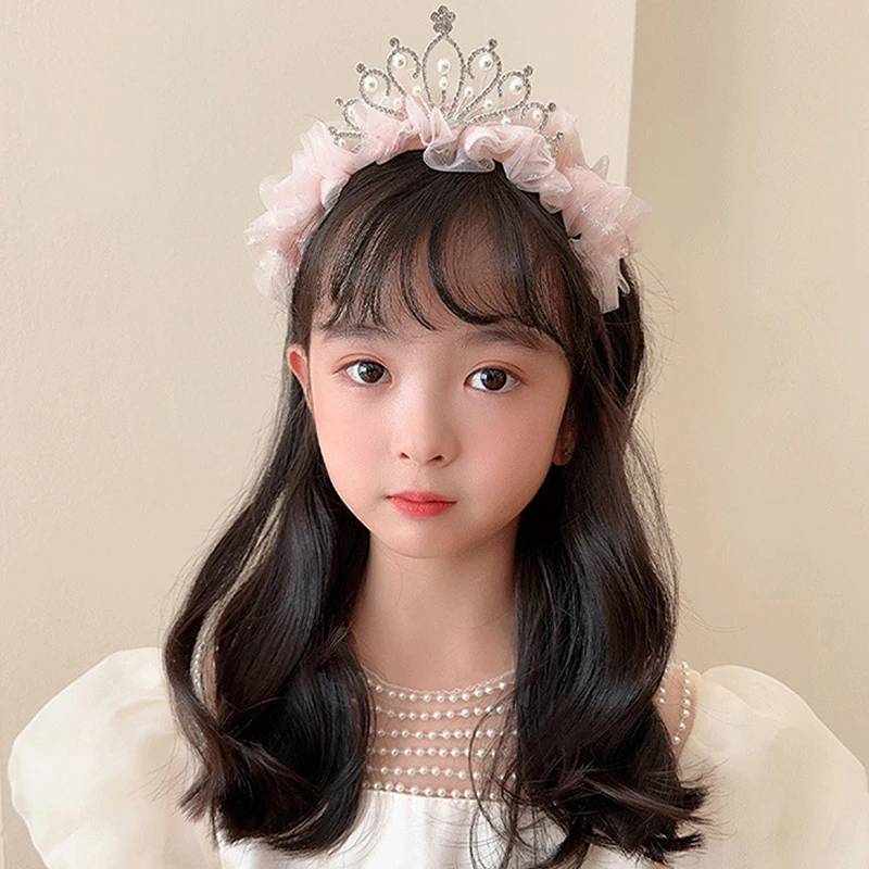 1pcs Princess Crown Hair Clasp For Girls Crystal Ruffled Lace Headpieces Princess Series Hair Hoop Birthday Party Accessories
1pcs Princess Crown Hair Clasp For Girls Crystal Ruffled Lace Headpieces Princess Series Hair Hoop Birthday Party Accessories