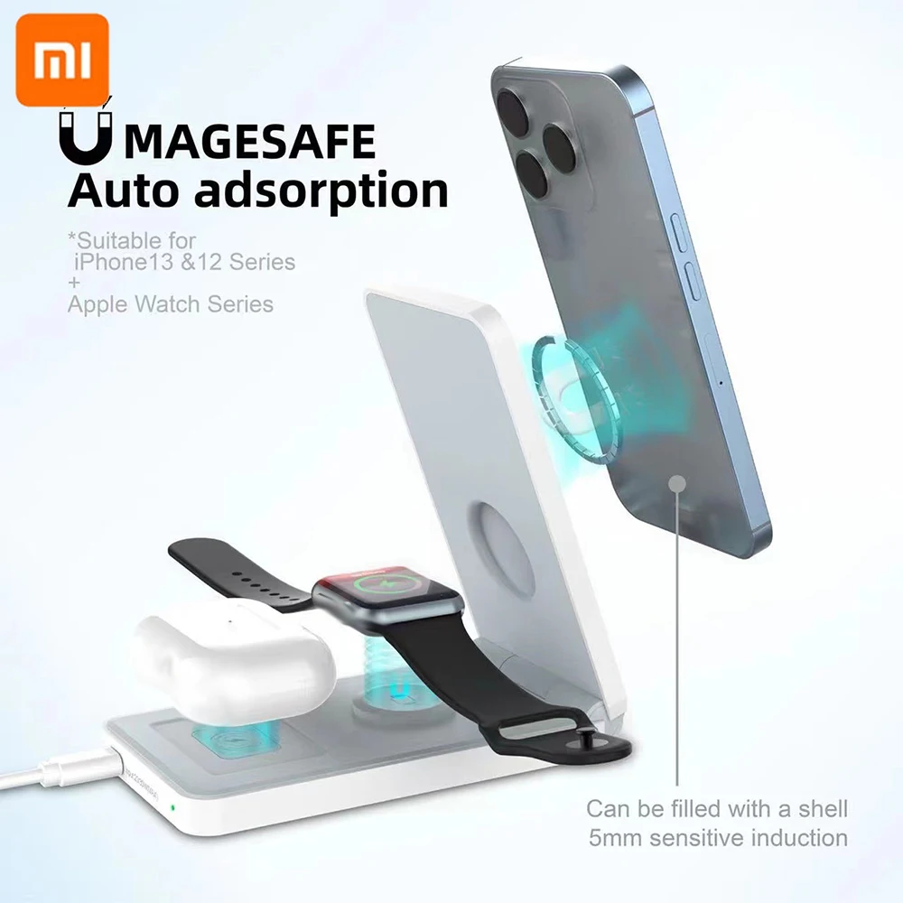 Беспроводное зарядное устройство Xiaomi 4 в 1, беспроводная зарядная подставка 15 Вт 10 Вт, магнитное Беспроводное зарядное устройство для Apple Watch,...
Беспроводное зарядное устройство Xiaomi 4 в 1, беспроводная зарядная подставка 15 Вт 10 Вт, магнитное Беспроводное зарядное устройство для Apple Watch,...