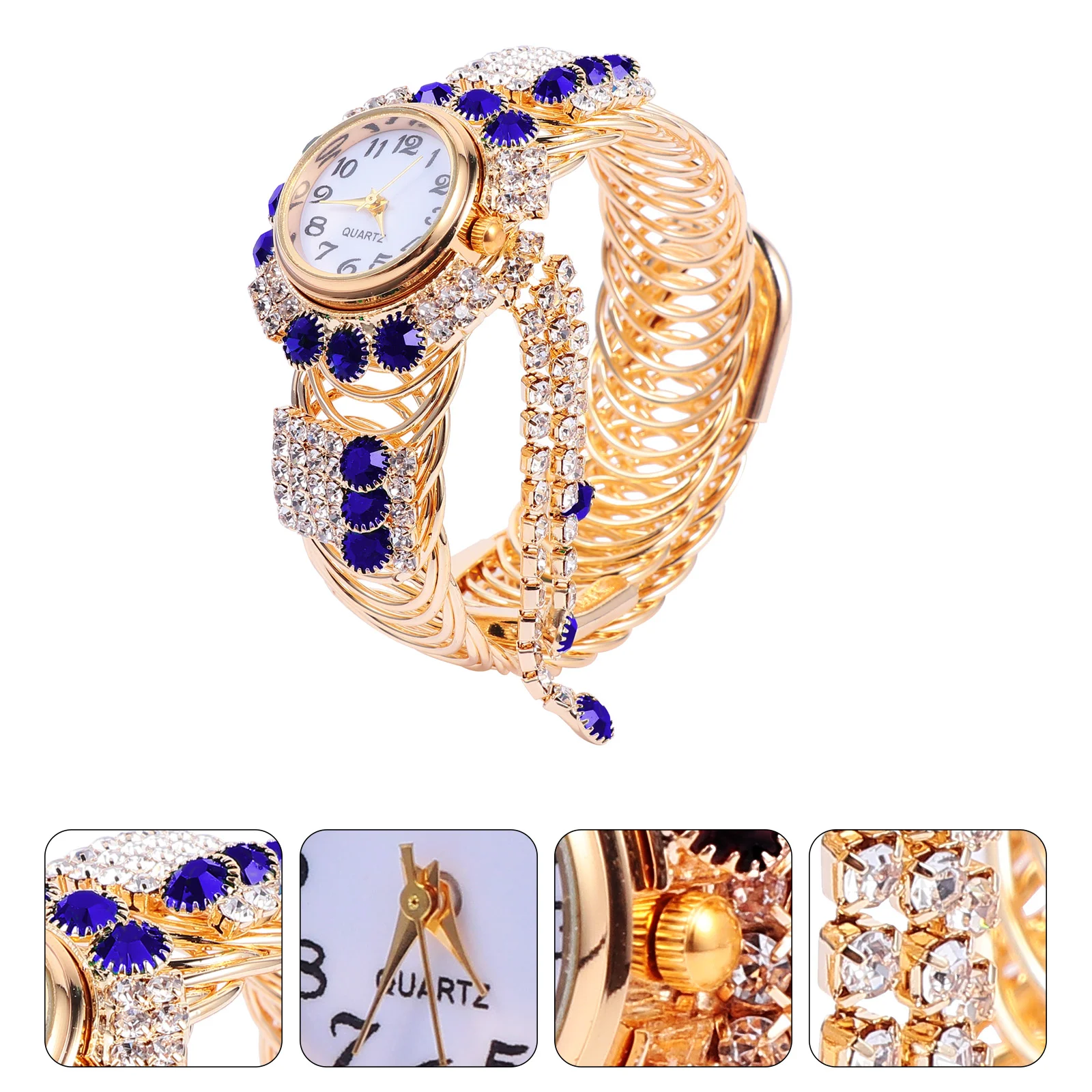 Bracelet Watches- Fashion Bangle Watch, Alloy Wrist Watch, Charm Rhinestone Bracelet Watch for ( Blue )
Bracelet Watches- Fashion Bangle Watch, Alloy Wrist Watch, Charm Rhinestone Bracelet Watch for ( Blue )