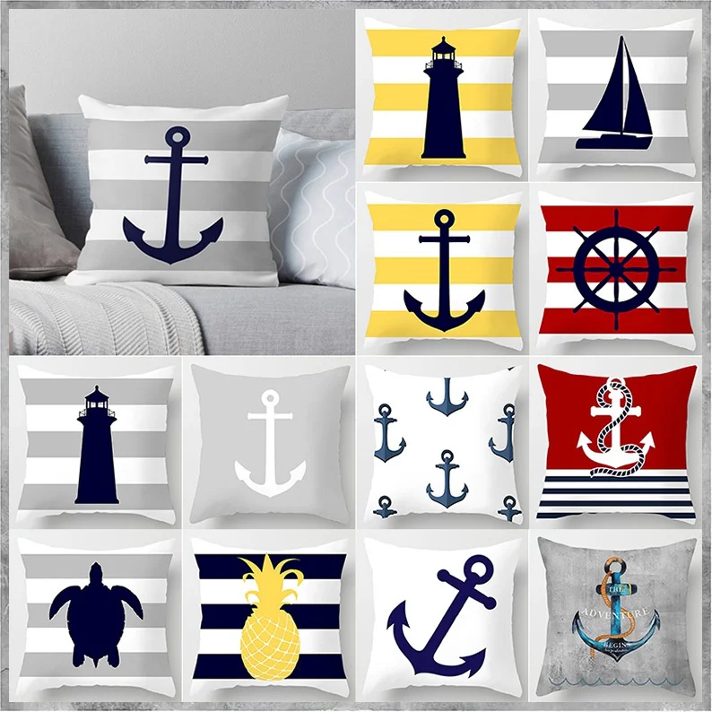 Home Decor Ocean Sailor Print Pillow Cover Office Decor Throw Pillow For Bedroom Sofa Car Cushion Cover 45x45cm
Home Decor Ocean Sailor Print Pillow Cover Office Decor Throw Pillow For Bedroom Sofa Car Cushion Cover 45x45cm