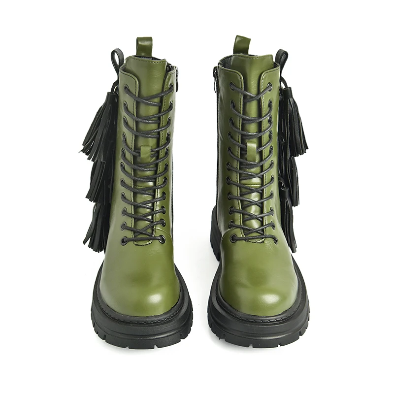 2022 Large Size Tassel Metal Buckle Decorated Middle Tube Fashion Boots Women's Fashion Comfortable Thick Soled Fashion Boots
2022 Large Size Tassel Metal Buckle Decorated Middle Tube Fashion Boots Women's Fashion Comfortable Thick Soled Fashion Boots
