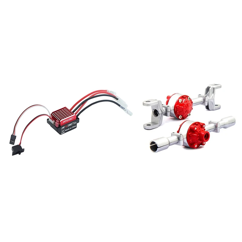 1060 60A Brushed ESC Speed Controller Forward Brake And Reverse Brake With Metal Front Rear Bridge Axle Case Cover
1060 60A Brushed ESC Speed Controller Forward Brake And Reverse Brake With Metal Front Rear Bridge Axle Case Cover