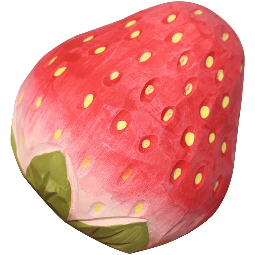Strawberry Garnish Faux Strawberries Fruit Model Vivid Props Wood Craft Red Tabletop Decor Wooden Simulation Photo Fake Models
Strawberry Garnish Faux Strawberries Fruit Model Vivid Props Wood Craft Red Tabletop Decor Wooden Simulation Photo Fake Models