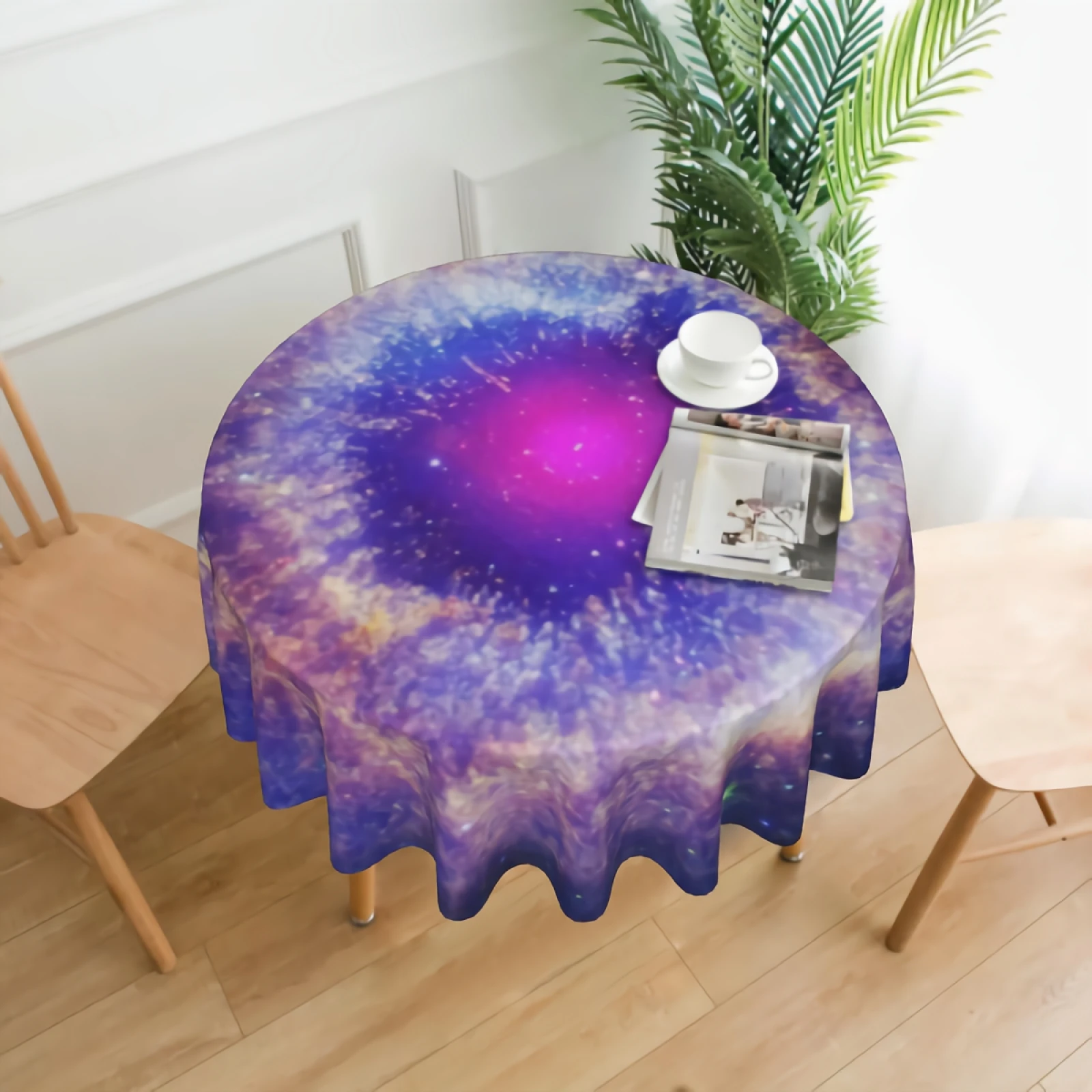 Beautiful Cosmos Background Tablecloth Washable Circular Table Cover Cloths for Holiday Kitchen Party Picnic Dining
Beautiful Cosmos Background Tablecloth Washable Circular Table Cover Cloths for Holiday Kitchen Party Picnic Dining