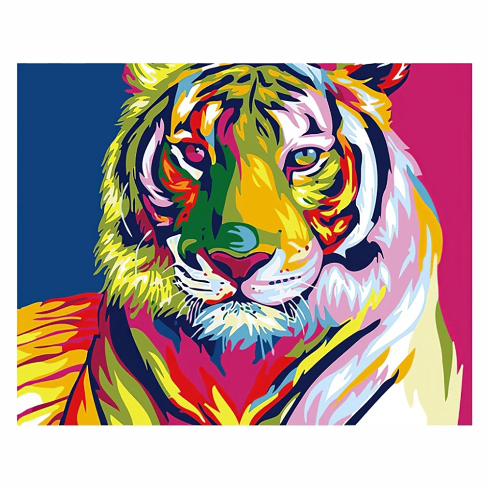 KamyYi 5d Diamond Painting Colorful Big Face Tiger DIY Mosaic Handmade Full Square/Round Diamond Embroidery Home Decoration
KamyYi 5d Diamond Painting Colorful Big Face Tiger DIY Mosaic Handmade Full Square/Round Diamond Embroidery Home Decoration