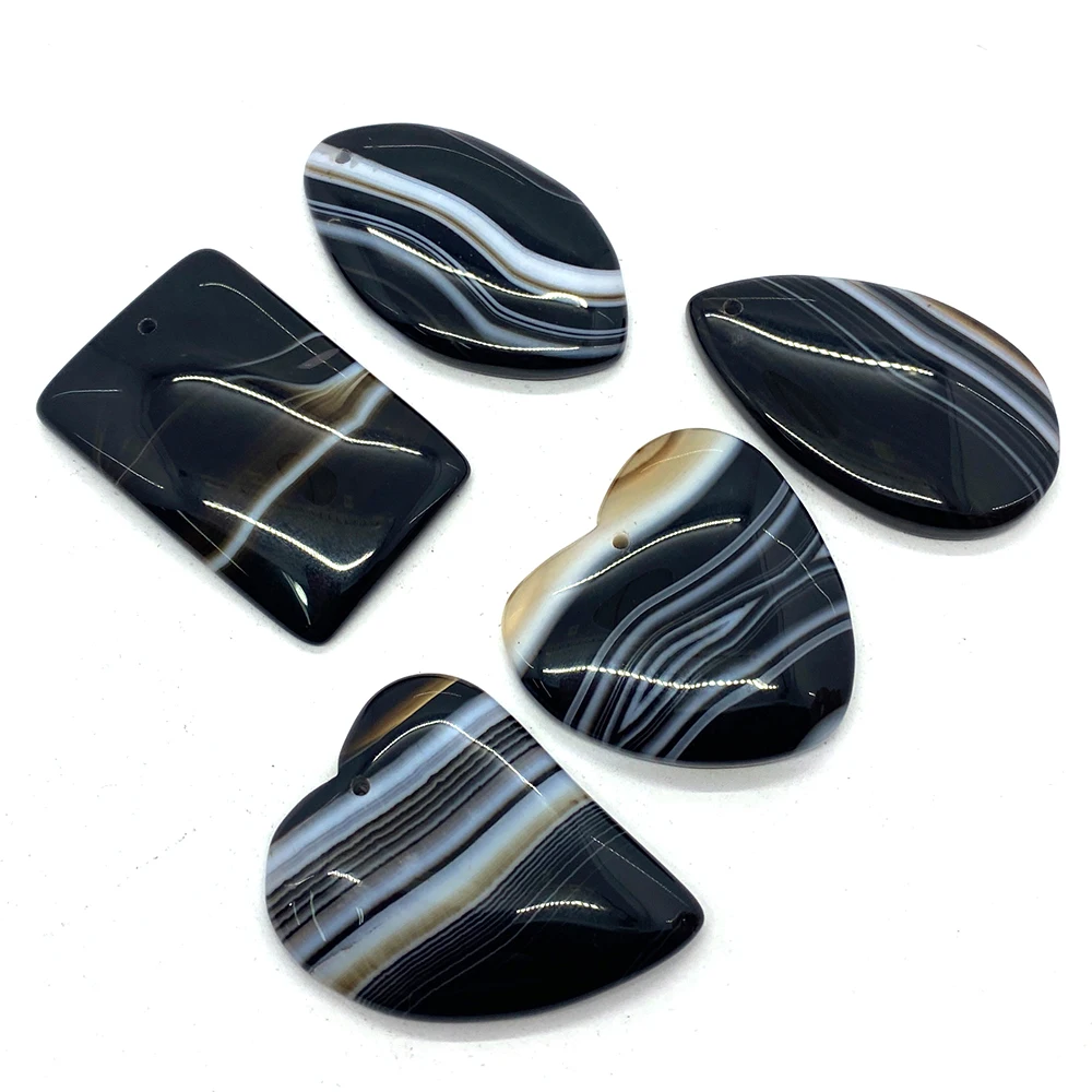 5pcs Natural Stone Onyx Heart Pendant Striped Black Onyx Fashion Reiki Healing Charm Jewelry DIY Making Necklace Accessories
5pcs Natural Stone Onyx Heart Pendant Striped Black Onyx Fashion Reiki Healing Charm Jewelry DIY Making Necklace Accessories