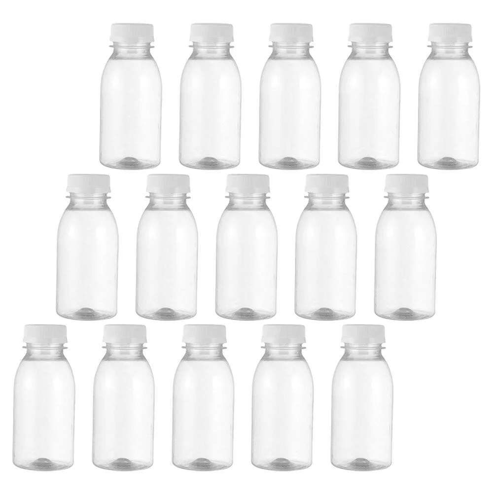 15 Pcs Milk Bottle Convenient Juice Bottles Anti-leak Coffee Empty Plastic Sealed Container Water The Pet Beverage Pack Caps
15 Pcs Milk Bottle Convenient Juice Bottles Anti-leak Coffee Empty Plastic Sealed Container Water The Pet Beverage Pack Caps