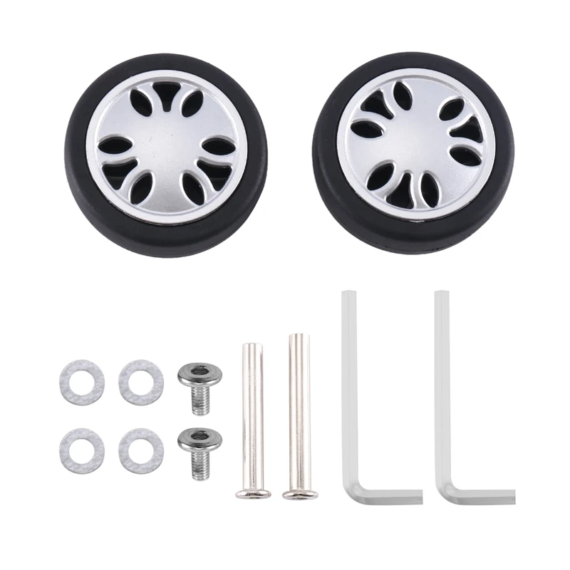 Luggage Wheels Replacement 50Mm X 13Mm Kits Universal Environmentally Friendly Luggage Repair 1 Pair
Luggage Wheels Replacement 50Mm X 13Mm Kits Universal Environmentally Friendly Luggage Repair 1 Pair