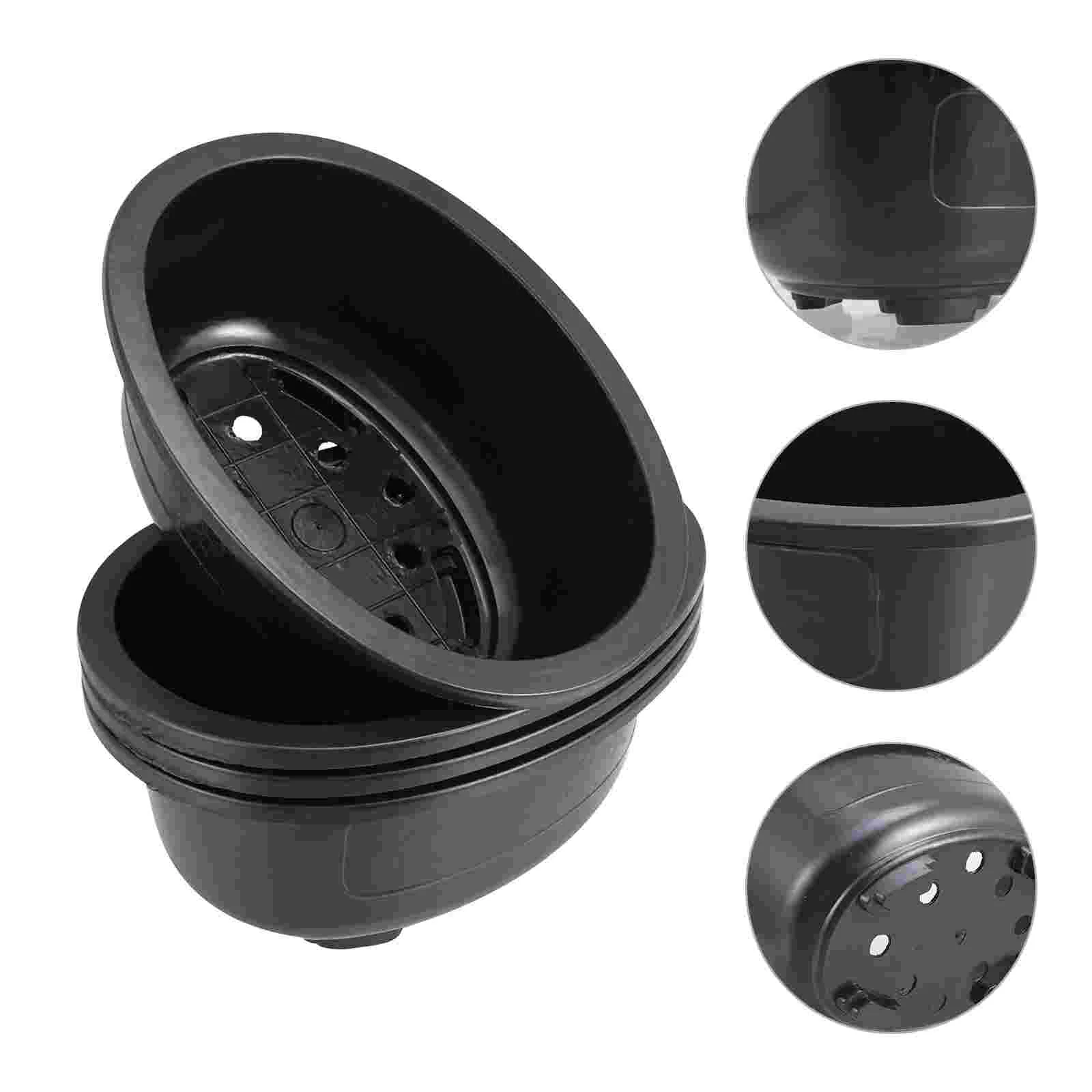 4pcs Germination Pots Flower Pot with Drainage Hole Planter Nursery Pots Bonsai Pot Flower Containers Black
4pcs Germination Pots Flower Pot with Drainage Hole Planter Nursery Pots Bonsai Pot Flower Containers Black