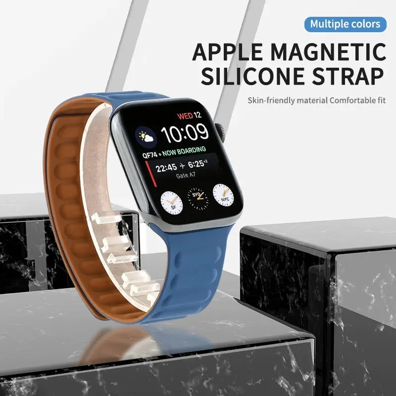 Магнитные ремешки, совместимые с Apple Watch Band 38/40/41/42/44/45/49 мм, для iWatch Series 8/7/6/5/4/3/2/1/SE
Магнитные ремешки, совместимые с Apple Watch Band 38/40/41/42/44/45/49 мм, для iWatch Series 8/7/6/5/4/3/2/1/SE