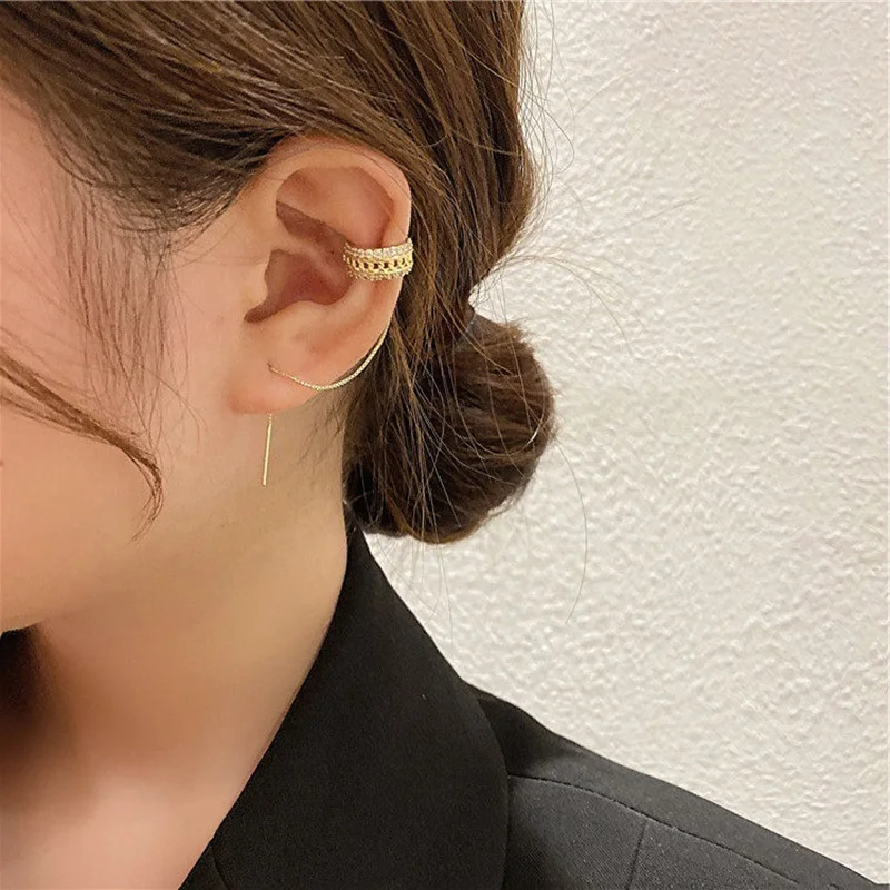 Женские двухслойные серьги-цепочки, длинные висячие серьги с кисточками, классные индивидуальные серьги-гвоздики, серьги-Каффы
Женские двухслойные серьги-цепочки, длинные висячие серьги с кисточками, классные индивидуальные серьги-гвоздики, серьги-Каффы