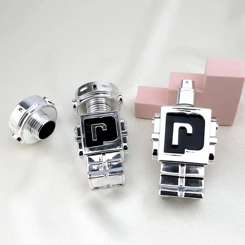 50ml Personality Robot Shape Refillable Portable Empty Glass Perfume Bottle Travel Mini Parfum Spray Bottles
50ml Personality Robot Shape Refillable Portable Empty Glass Perfume Bottle Travel Mini Parfum Spray Bottles