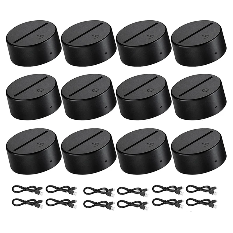 12 Pcs 7 Colors Touch Lamp Base For 3D Cartoon Anime Otaku Night Light LED Lamp Holder For Acrylic
12 Pcs 7 Colors Touch Lamp Base For 3D Cartoon Anime Otaku Night Light LED Lamp Holder For Acrylic