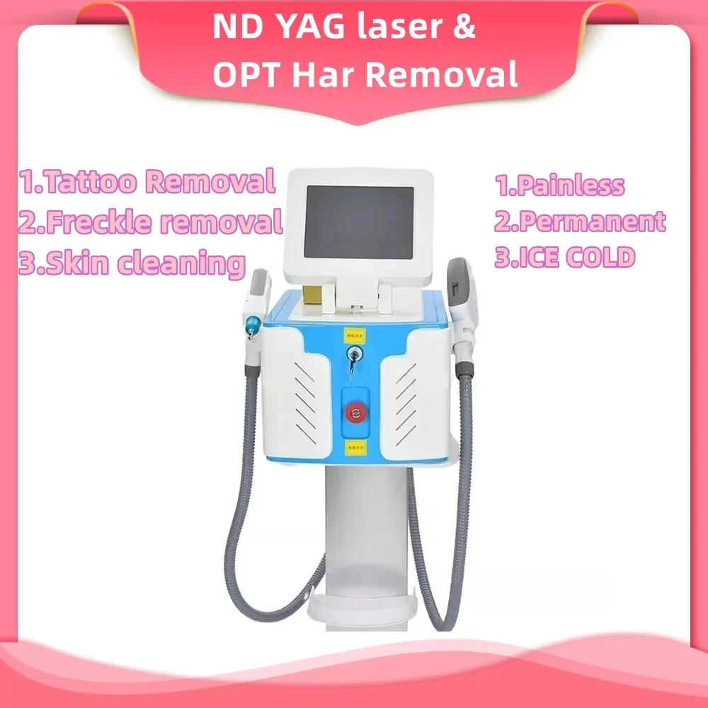 New In Painless OPT ND LASER Hair Removal Machine IPL Elight Tattoo Removal RF Skin Rejuvenation Permanent For Salon
New In Painless OPT ND LASER Hair Removal Machine IPL Elight Tattoo Removal RF Skin Rejuvenation Permanent For Salon
