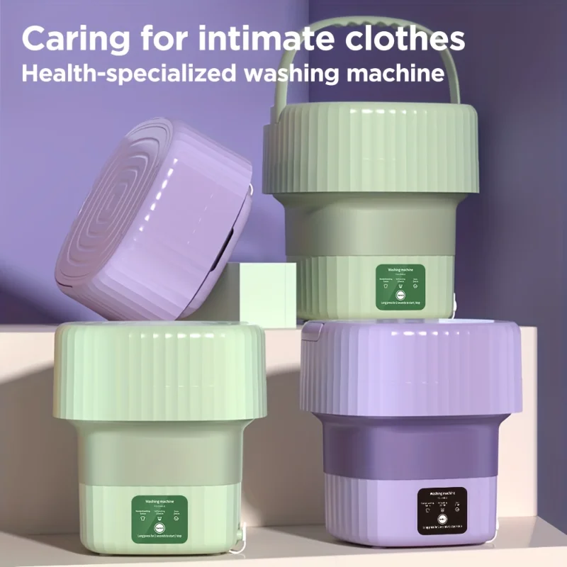 9L Portable Foldable Washing Machine with Spin Dryer Automatic Mini Underwear Panties Socks Student Dormitory Washing Machine
9L Portable Foldable Washing Machine with Spin Dryer Automatic Mini Underwear Panties Socks Student Dormitory Washing Machine