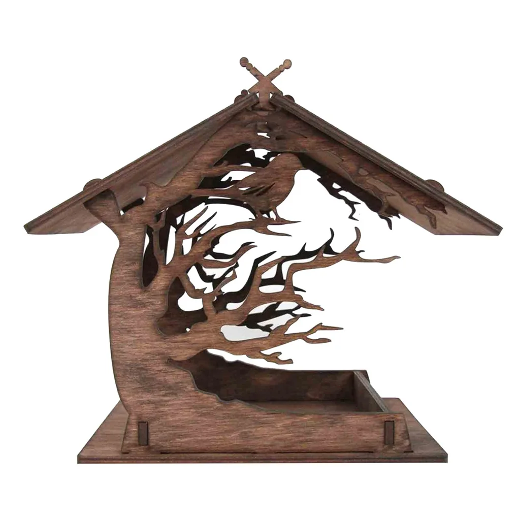 Wooden Bird Feeder Aviary DIY Assembly Bird Nest Resting Place Log House Garden Mini Ornaments Outdoor Terrace Art Decoration
Wooden Bird Feeder Aviary DIY Assembly Bird Nest Resting Place Log House Garden Mini Ornaments Outdoor Terrace Art Decoration