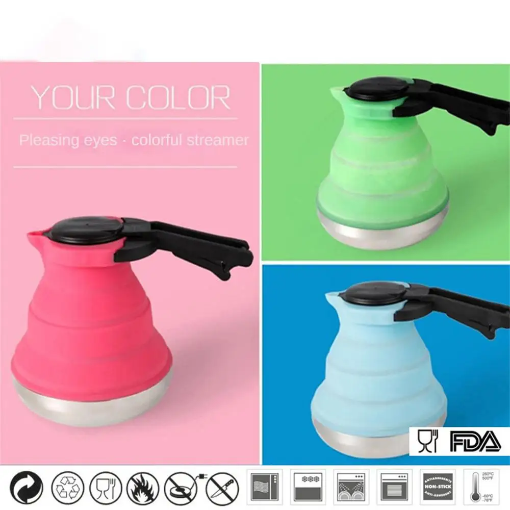Foldable And Portable Teapot 1500ml Large Capacity Silicone Kettle Compression Leak Proof Portable Mini Household Water Kettle
Foldable And Portable Teapot 1500ml Large Capacity Silicone Kettle Compression Leak Proof Portable Mini Household Water Kettle