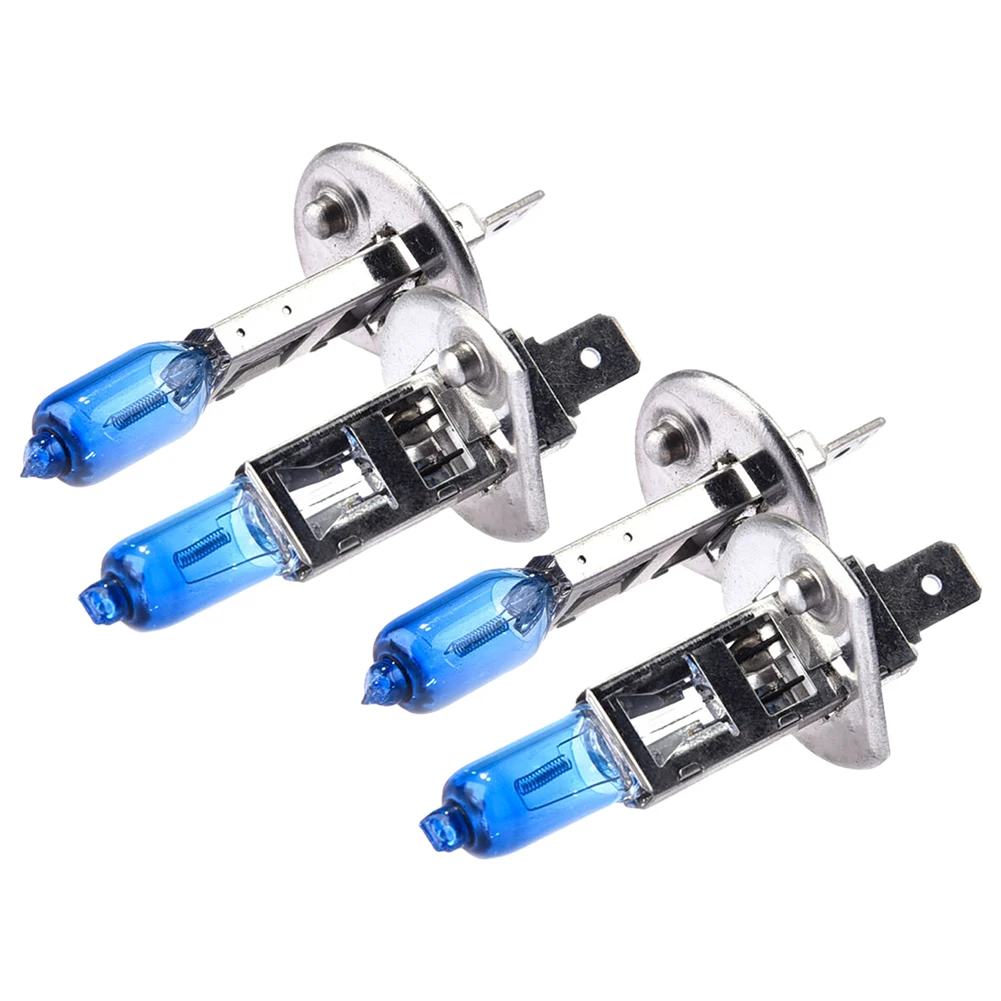4pcs Universal H1 Halogen Headlight Bulbs White Light Lamp High/Low Beam 12V 6000K Bulb 55W Replacement
4pcs Universal H1 Halogen Headlight Bulbs White Light Lamp High/Low Beam 12V 6000K Bulb 55W Replacement
