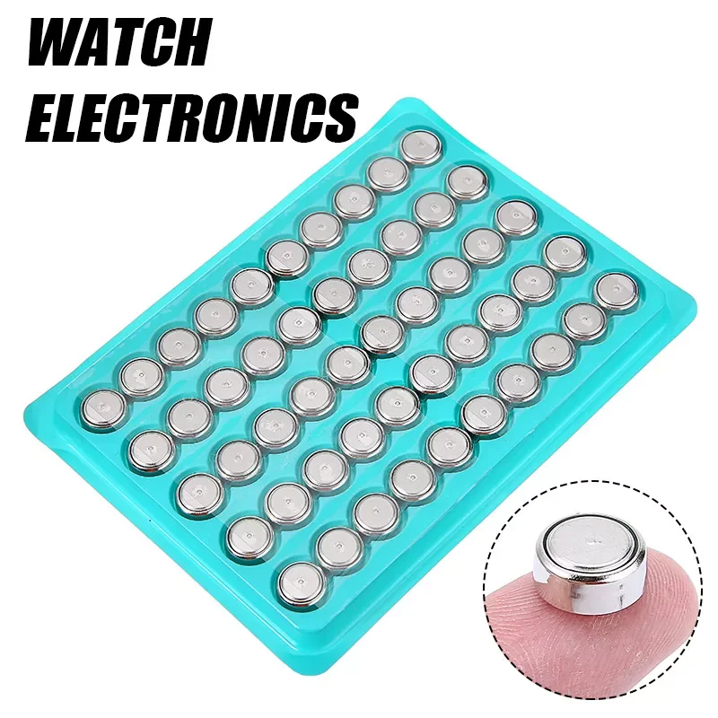 NEW Mayitr 50pieces Cell Coin Watches Battery LR44 AG13 L1154 357 SR44 1.5V Alkaline Button Batteries Suitable For Watch
NEW Mayitr 50pieces Cell Coin Watches Battery LR44 AG13 L1154 357 SR44 1.5V Alkaline Button Batteries Suitable For Watch