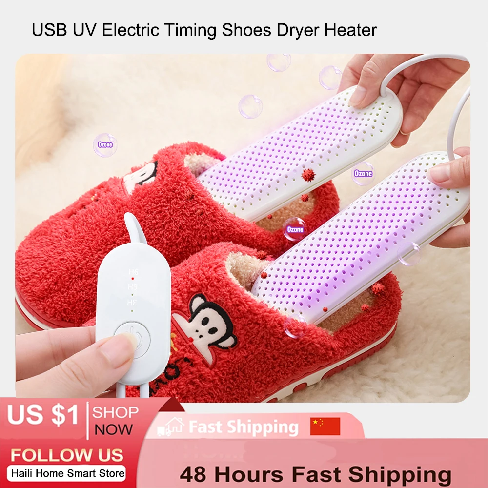 Electric Shoes Dryer Loop UV Sanitizor PTC Heater Constant Temperature Drying Deodorization For Winter Raining USB Shoe Dryer
Electric Shoes Dryer Loop UV Sanitizor PTC Heater Constant Temperature Drying Deodorization For Winter Raining USB Shoe Dryer