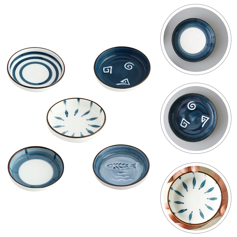 5pcs Sauce Dish Dipping Bowls Japanese Ceramic Seasoning Sauce Bowls Round Portion Cups Condiment Tray Sauce Plates for Sauce
5pcs Sauce Dish Dipping Bowls Japanese Ceramic Seasoning Sauce Bowls Round Portion Cups Condiment Tray Sauce Plates for Sauce