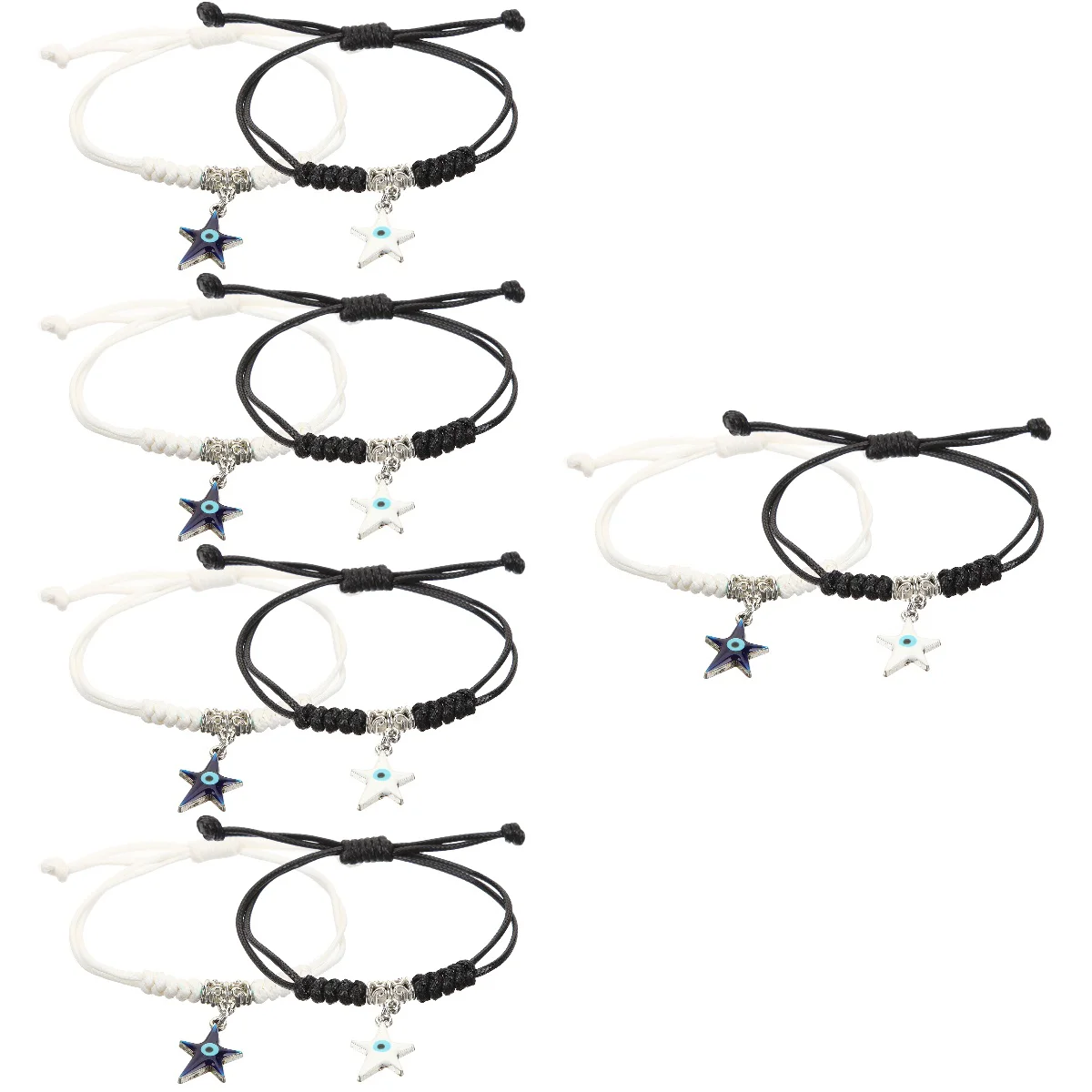 5 Pairs Evil Eye Bracelets Heart Evil Eye Wrist Rope Bracelets Couple Jewelry Gifts
5 Pairs Evil Eye Bracelets Heart Evil Eye Wrist Rope Bracelets Couple Jewelry Gifts