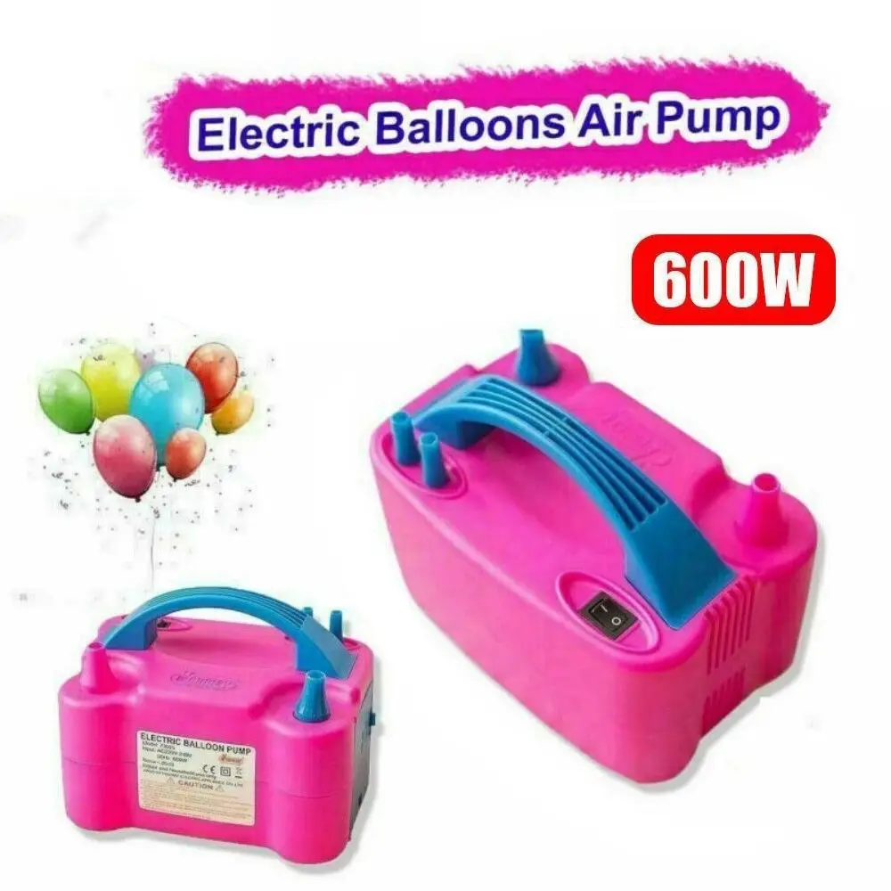 600W Camping Pump Durable Wedding Supplies Electric Balloon Inflator Inflator Pump Blower Dual Nozzle
600W Camping Pump Durable Wedding Supplies Electric Balloon Inflator Inflator Pump Blower Dual Nozzle