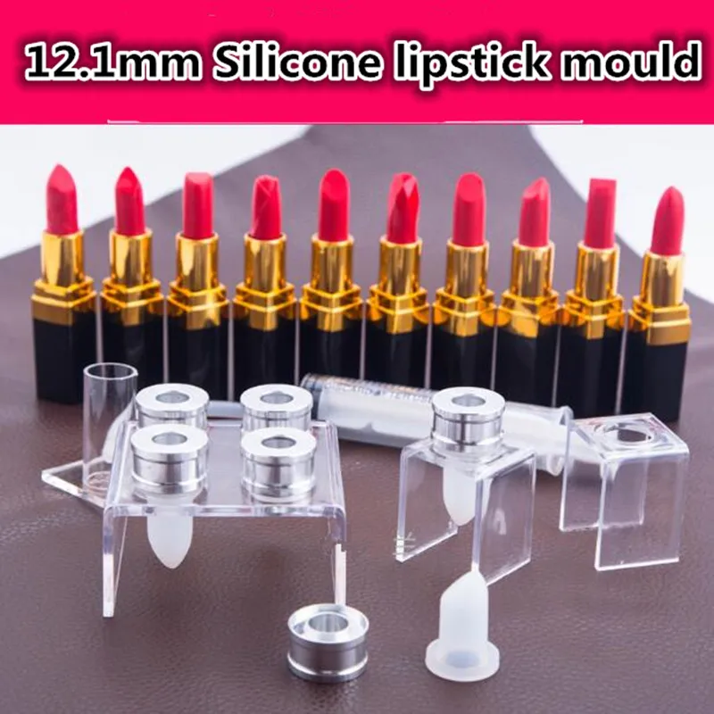 3Pcs/set New Arrival 13 Patterns Silver Silicone Lipstick Mould for DIY Filling Single Cavity 12.1mm Silicone Lipstick Mould
3Pcs/set New Arrival 13 Patterns Silver Silicone Lipstick Mould for DIY Filling Single Cavity 12.1mm Silicone Lipstick Mould