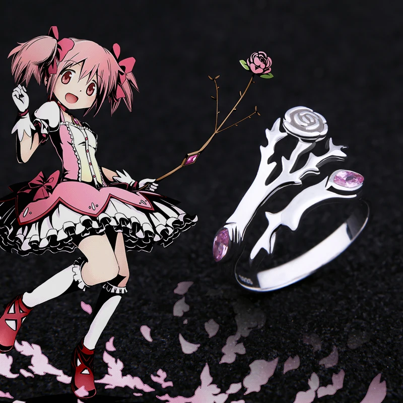 Akemi Homura Kaname Madoka женское серебряное кольцо на палец аниме Puella Magi Madoka Magica косплей ювелирные изделия для женщин Подарки для девочек
Akemi Homura Kaname Madoka женское серебряное кольцо на палец аниме Puella Magi Madoka Magica косплей ювелирные изделия для женщин Подарки для девочек