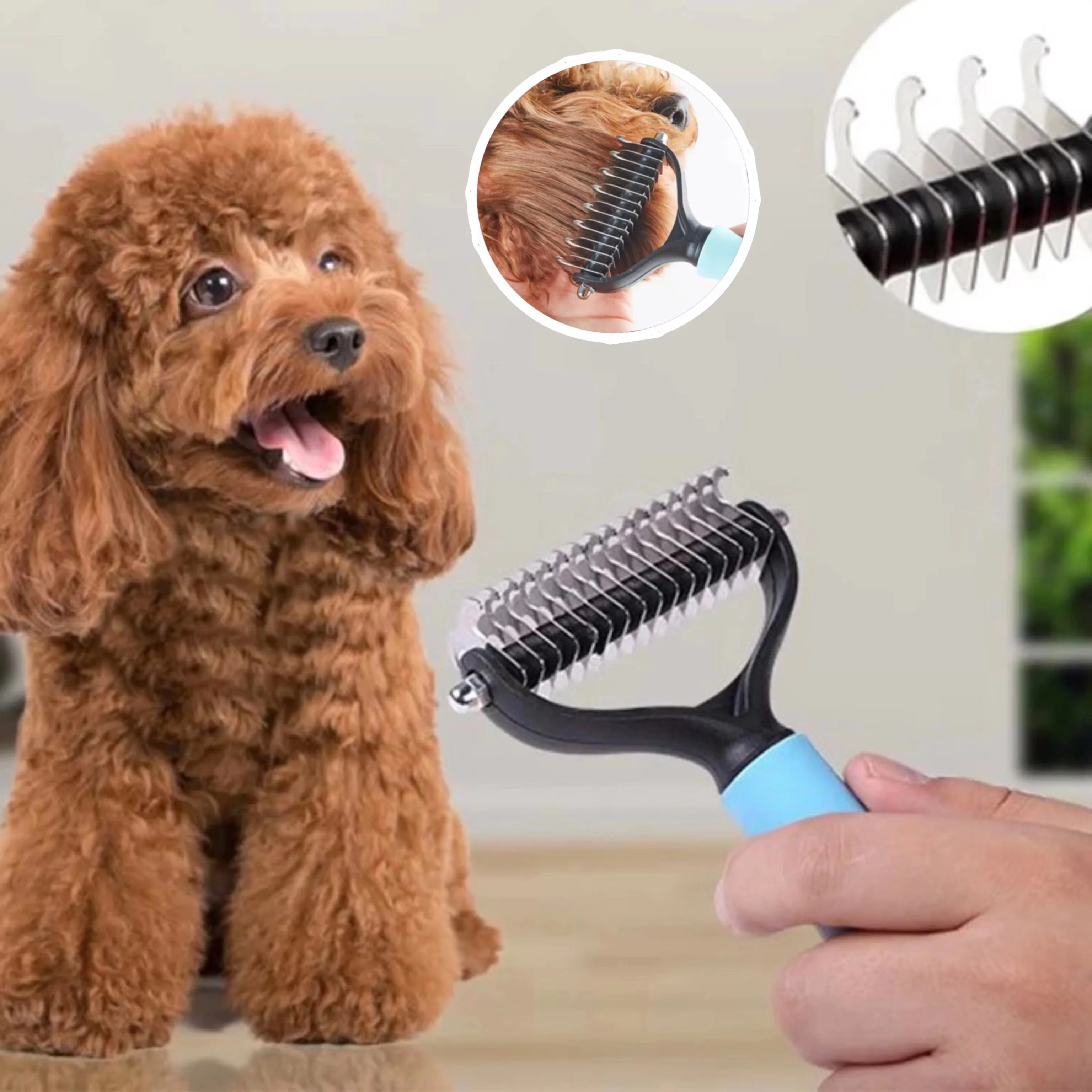 

Pets Fur Knot Cutter Dog Hair Remover Cat Comb Grooming Care Brush matted Long Hair and Short Hair Curly Dog Products Suppliers