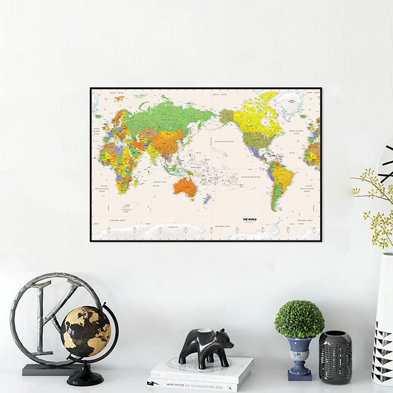 A2 Size HD Printed The World Physical Map Fine Canvas Unframed Painting For Home Office Wall Decor
A2 Size HD Printed The World Physical Map Fine Canvas Unframed Painting For Home Office Wall Decor
