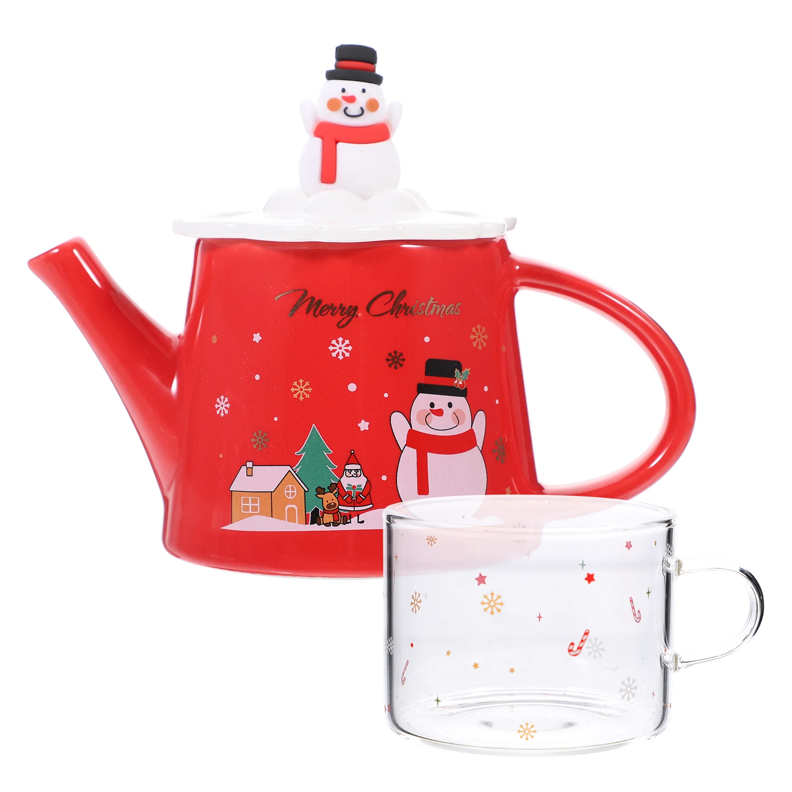 

Water Cup Household Tea Ware Christmas Party Teaware Serving Tool Pot Kettle Gift Gift Set