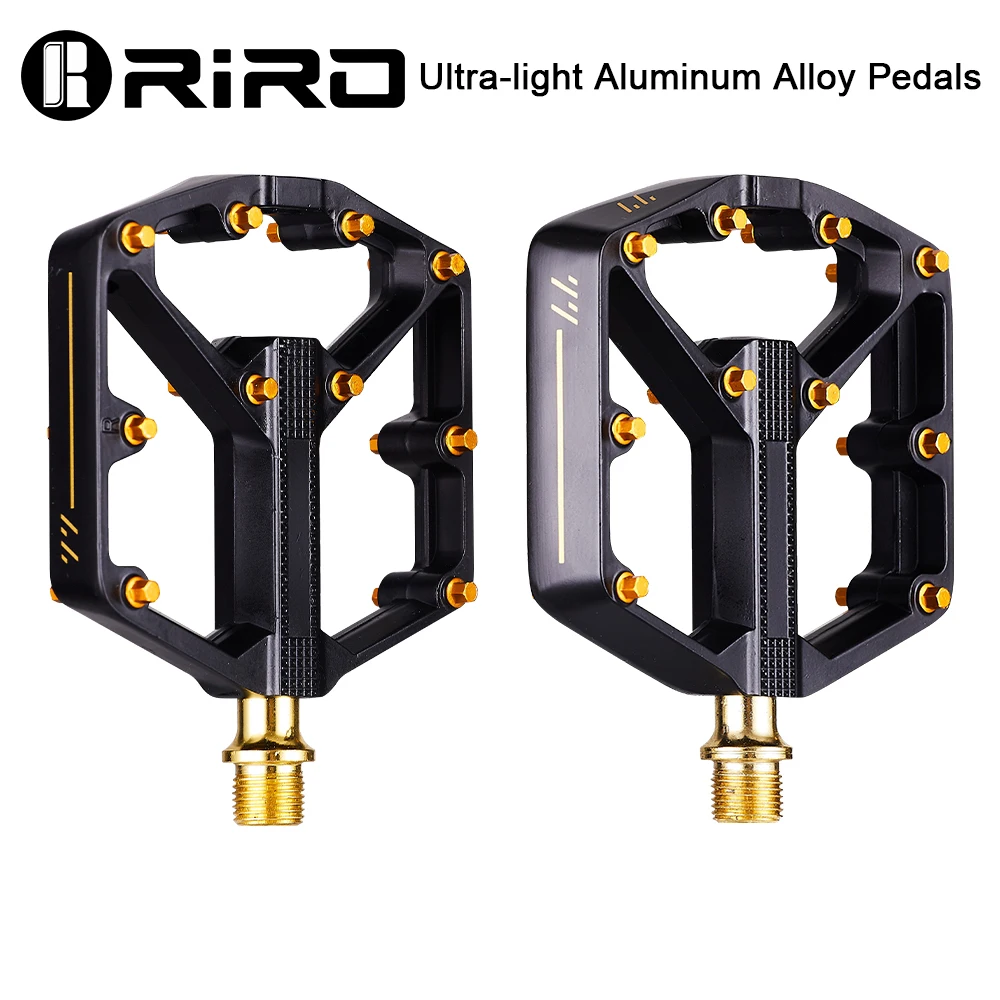 RIRO MTB 3 bearing ultra light aluminum alloy pedal mountain bike anti-skid wide platform pedal road bicycle racing accessories
RIRO MTB 3 bearing ultra light aluminum alloy pedal mountain bike anti-skid wide platform pedal road bicycle racing accessories