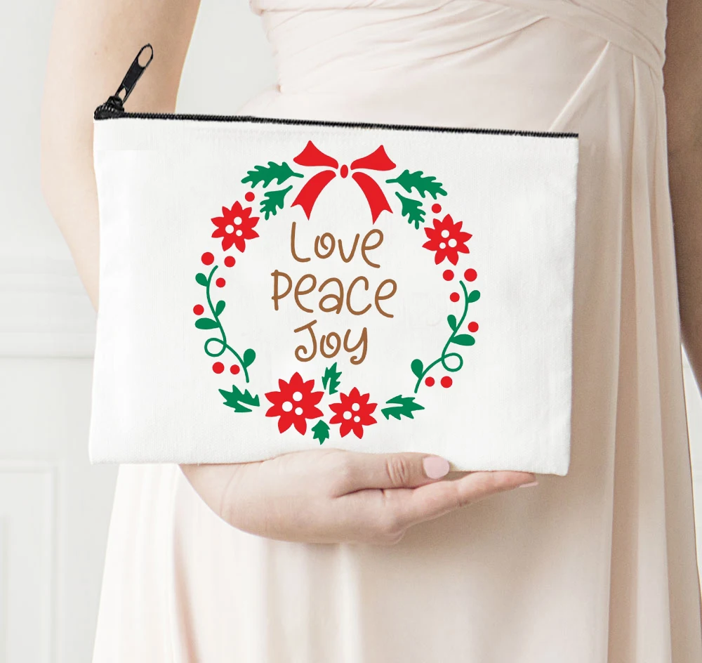 Merry Christmas Make Up Bag Fashion Custom Makeup with My Logo Makeup Pouch Gifts for Roommates Makeup Bags Travel Size M
Merry Christmas Make Up Bag Fashion Custom Makeup with My Logo Makeup Pouch Gifts for Roommates Makeup Bags Travel Size M