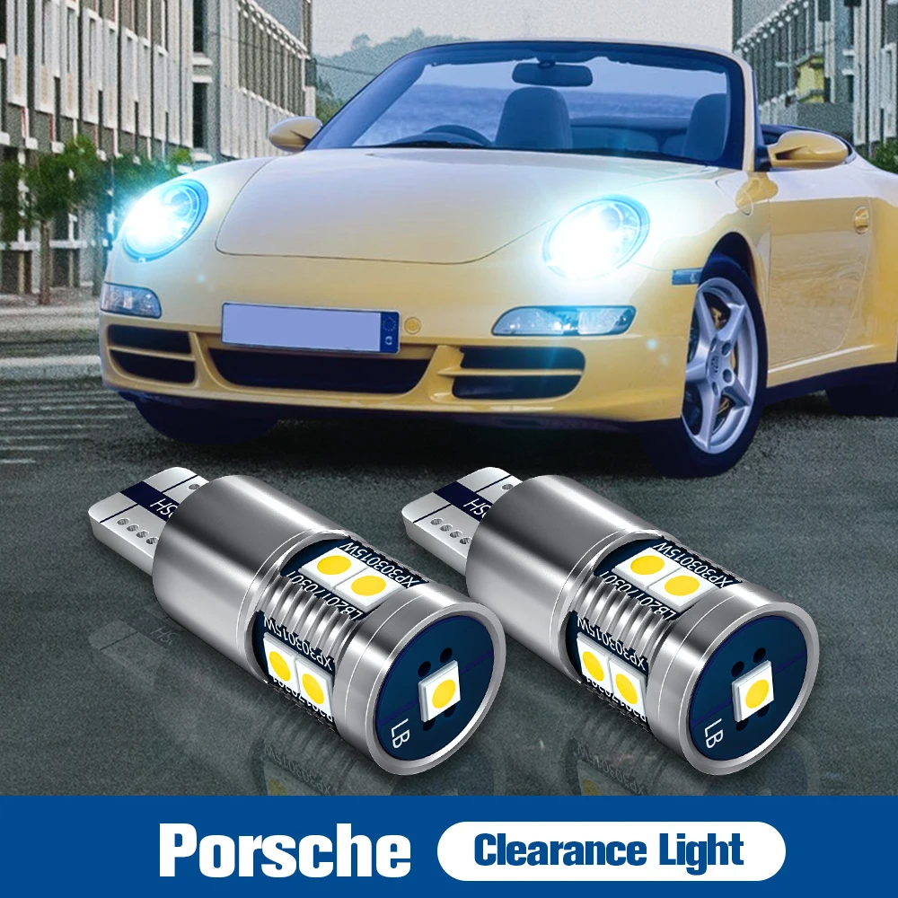 2pcs LED Clearance Light Parking Lamp W5W T10 2825 Canbus For Porsche 911 (996 997) Boxster (986 987) Cayenne (9PA)(2002-2010)
2pcs LED Clearance Light Parking Lamp W5W T10 2825 Canbus For Porsche 911 (996 997) Boxster (986 987) Cayenne (9PA)(2002-2010)