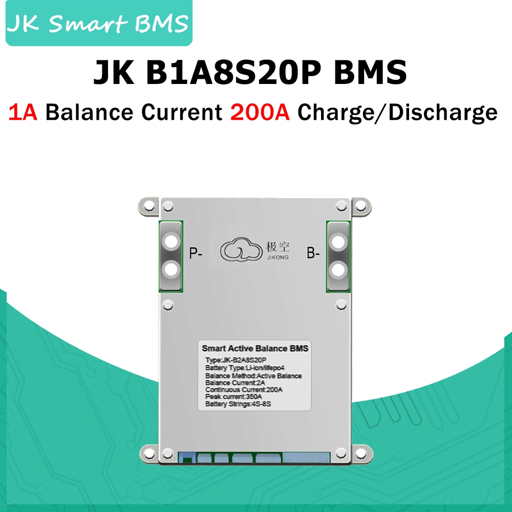Аккумулятор JK SAMRT BMS 4S 6S 7S 8S 12V 24V с функцией активного баланса тепла, литий-ионный аккумулятор B1A8S20P
Аккумулятор JK SAMRT BMS 4S 6S 7S 8S 12V 24V с функцией активного баланса тепла, литий-ионный аккумулятор B1A8S20P
